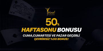 Casinoviva 50% Haftasonu Yatırım Bonusu casinoviva-haftasonu-yatirim-bonusu